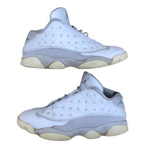 Rare 2017 Air Jordan 13 Retro Low 'Pure Money Platinum' Size 11